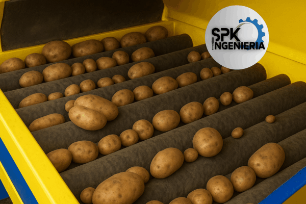 MAQUINA DE LIMPIEZA DE PAPA EN SECO